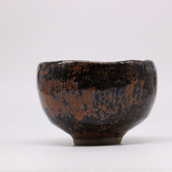 Charcoal Stains Bowl, 3.75" Dia, 3.5" Height