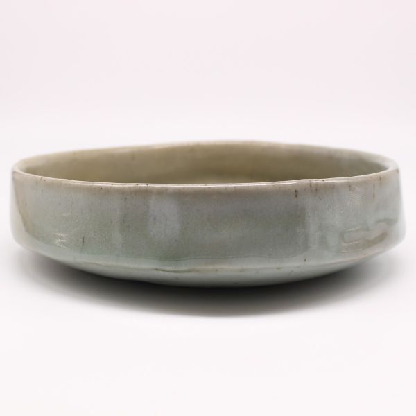 Jade color Lilly pad bowl, 8" Dia, 1.5" Depth