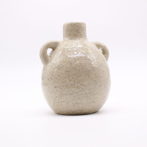 Creamy Fat Belly Clay Bottle