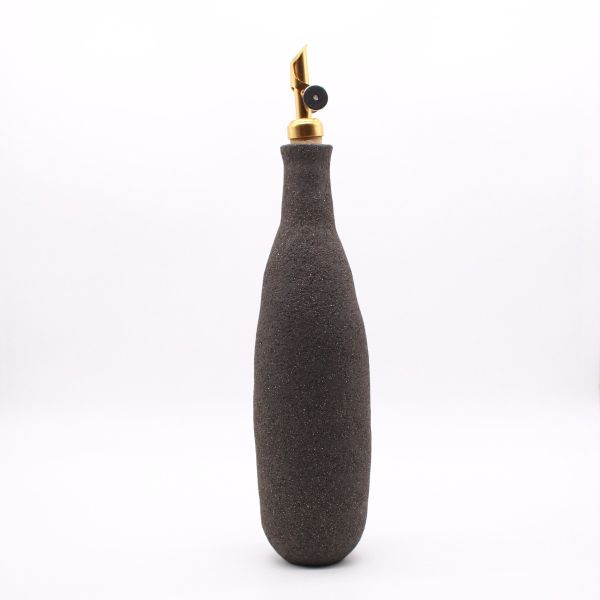 Handmade Slender Charcoal Bottle