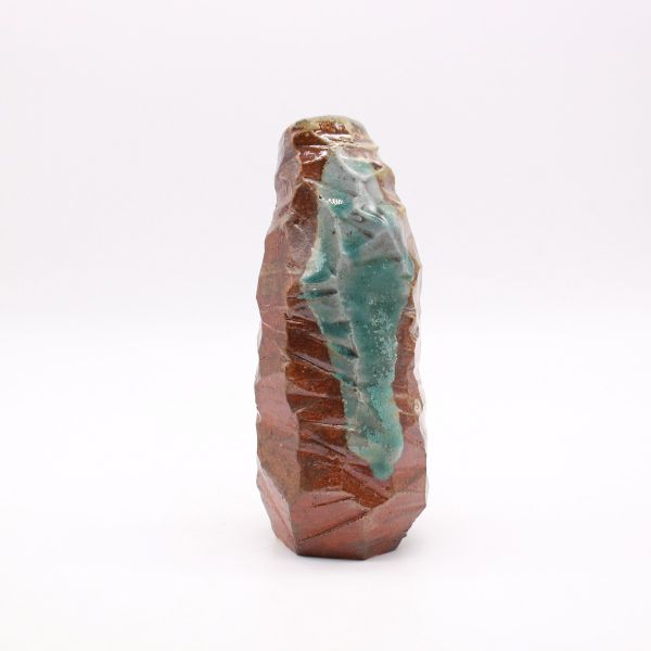 Carved Clay Vase 