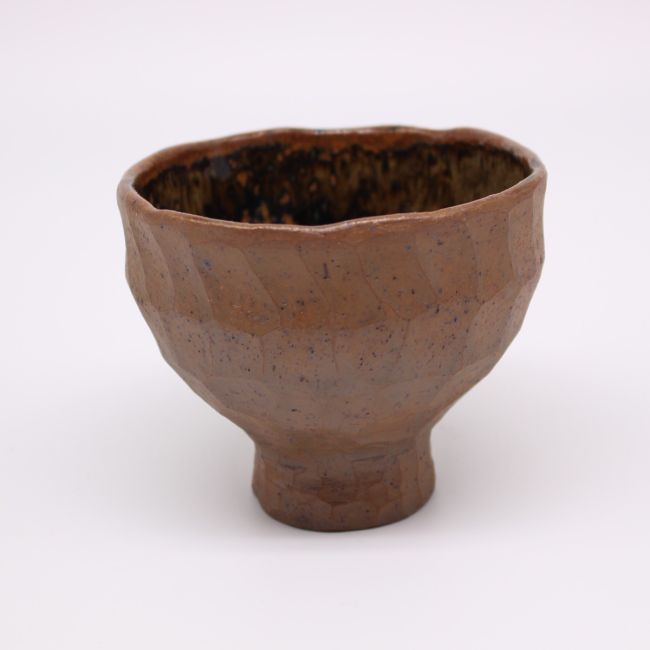 Kings Chiseled Goblet, 3.75" Dia, 3.75" Height