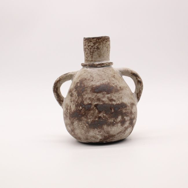Rustic Clay in Gray Fat Little Bottle
