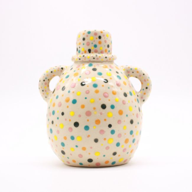 Sprinkle of Rainbow Dots Fat Belly Bottle