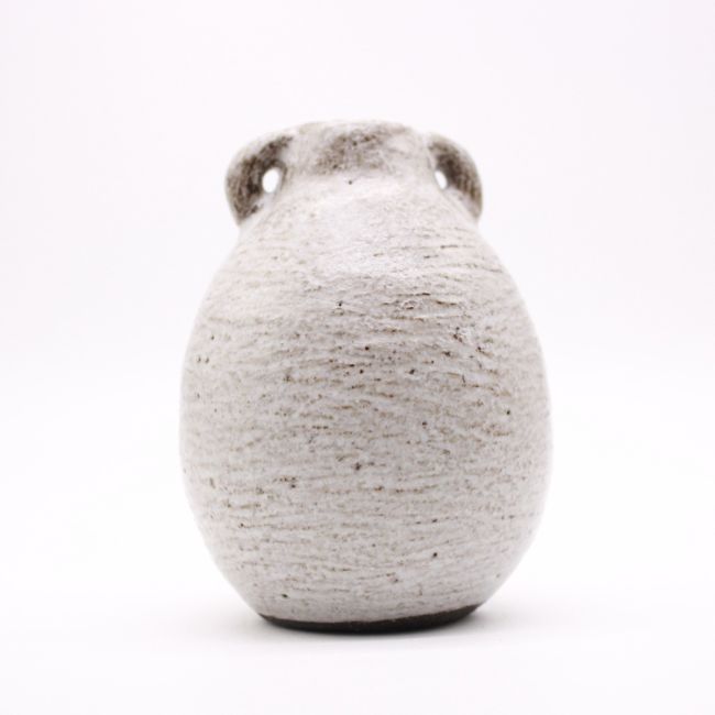 Rust in Whitewash Small Clay Bottle